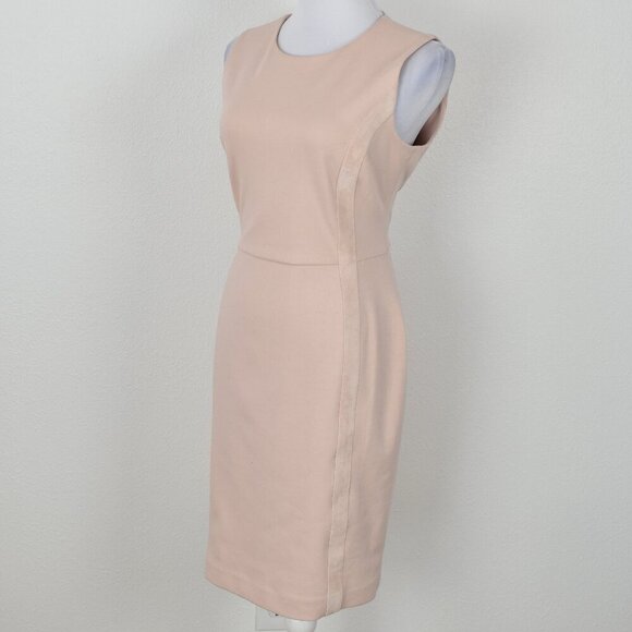 Calvin Klein Sheath Fitted Dress Pink - 10 - Picture 2 of 8